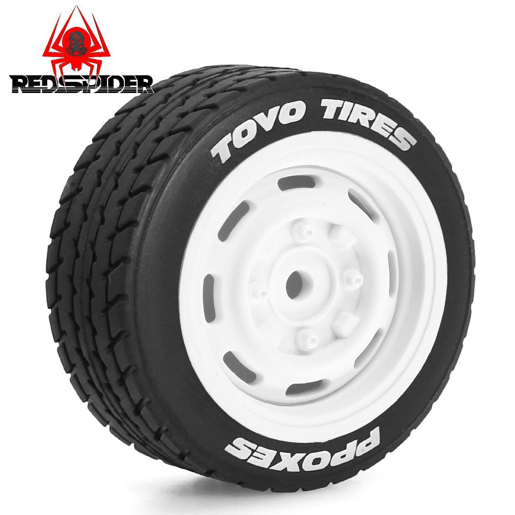 4 Lốp xe RC 60 * 25mm 8 kiểu, Lốp cao su cho khung xe Tamiya M, Bộ phận nâng cấp cho MJX 14303 14304 cho Tamiya M03 M04 M05 XM01 & | Vành nhựa