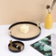 Khay tròn lưu trữ trang sức hai tai kiểu Bắc Âu INS Style, Khay lưu trữ nghệ thuật sắt lối vào bằng hương liệu, Khay trang trí bằng da để bàn