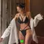 Bikini Màu Trơn Mỏng Hơn Nhìn Gợi Cảm Màu Trơn Đồ Bơi Nữ Thép Hỗ Trợ Poly Đồ Bơi Bikini