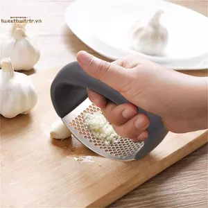 TRTR Tỏi Báo Chí Máy Nghiền Roer, Tỏi Bấm Roer Thép Không Gỉ Gừng Máy Nghiền Bóp Máy Xay Dụng Cụ Nhà Bếp VN