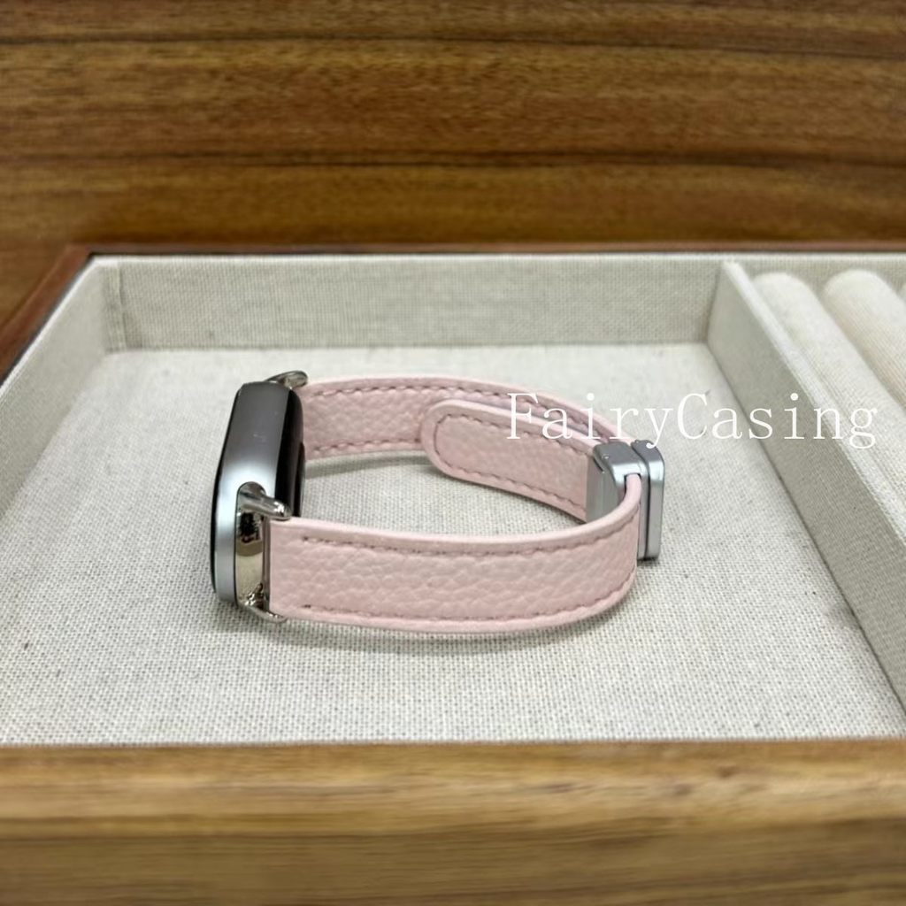 Vải thiều Da Cho Xiaomi Band 10 9 8 Dây Đeo Thiết Kế Mới Vòng Tay Cho Xiaomi Band 10pro 9pro NFC Dây Đeo Tay Phụ Kiện