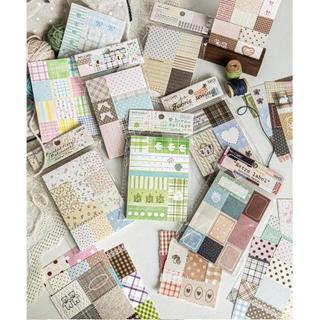 JIANWU Miếng Dán Bảo Tàng Series Vintage Gird Nhãn Cảnh Quan Cắt Dán Thêu Sò Chất Liệu Giấy Sáng Tạo Rác Tạp Chí Văn Phòng Phẩm
