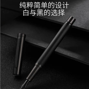 Bút Viết 98576 / Nib 0.4mm, 0.5mm / Bút Kinh Doanh Nam Cao Cấp Retro Sinh Viên Bút Đặc Biệt Hộp Quà Tặng Rừng Đen Quà Tặng / Không Mực 50