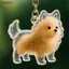 Bigapple Clear Puppy Hair Memorial Capsule Pet Fur Mặt dây chuyền Móc khóa Quà tặng lưu niệm RDG