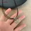 AqToCna Y2K Vintage Bướm Mặt Dây Chuyền Choker Thời Trang Cá Tính Da PU Dây Nelace Trang Sức Quà Tặng AqToCna