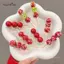 AqToCna Kẹp Tóc Dễ Thương Sáng Tạo Mô Phỏng Thực Phẩm Kẹp Tóc Phụ Kiện Tóc Hawthorn Candied Haws Kẹp Bên Trái Cây Ngộ nghĩnh Mũ Cho Nữ AqToCna