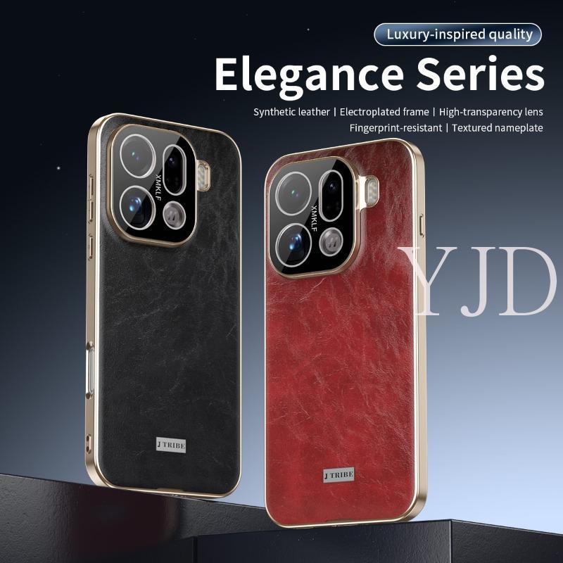 Ốp Lưng Cho OPPO Find X9S Họa Tiết Sáp Dầu Da Mạ Điện Khung Ống Kính Trong Suốt Cao Chống Rơi Vỏ Điện Thoại