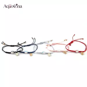 AqToCna Handmade Luy Cat Dây Vòng Tay Quà Tặng Sinh Nhật Charm Maneki Neko Cặp Đôi Lắc Tay AqToCna