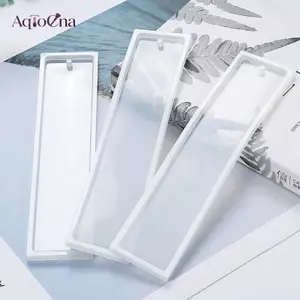 AqToCna Hình Chữ Nhật Silicon Đánh Dấu Khuôn DIY Làm Nhựa Dính Trang Sức DIY Thủ Công Khuôn AqToCna