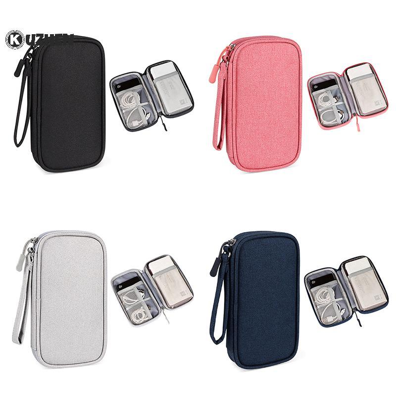 KUZHEN Điện Tử Kỹ Thuật Số USB Ốp Lưng Cáp Di Động Du Lịch Túi Bảo Quản Túi Phụ Kiện Túi Bảo Quản Cho Dây Sạc Điện Ổ Cứng HOT