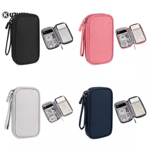 KUZHEN Điện Tử Kỹ Thuật Số USB Ốp Lưng Cáp Di Động Du Lịch Túi Bảo Quản Túi Phụ Kiện Túi Bảo Quản Cho Dây Sạc Điện Ổ Cứng HOT