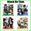 HT3 Tấn Công Titan Levi Ackerman Mikasa Armin Arlert Eren Acrylic Đăng Ký Anime Hình Mô Hình Đồ Chơi Đứng Tấm Giá Đỡ