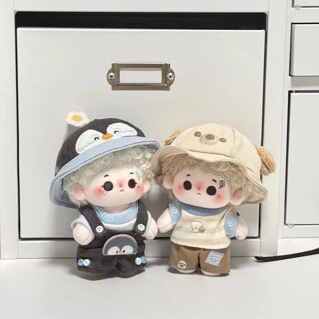 Búp Bê Cotton 10cm "Móc Chó Panini" "Bộ Quần Áo Bé Dễ Thương Sang Trọng Búp Bê Trang Phục Thay Thế