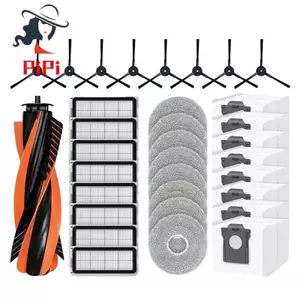 Dành Cho X70 Robot Hút Bụi Phụ Kiện Thay Thế- Bàn Chải Chính, Bàn Chải Bên, Bộ Lọc HEPA, Tấm Lau Nhà, Túi Bụi