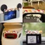 Cao Su Mini Búp Bê Ô Tô DIY Phụ Kiện Trang Trí Máy Hoạt Hình Dễ Thương