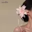 AqToCna Bohemian Kỳ Nghỉ Phong Cách Hoa Kẹp Tóc Thời Trang Mô Phỏng Hoa Kẹp Tóc Cho Nữ Cô Gái Ngọt Ngào Phụ Kiện Tóc Quà Tặng AqToCna