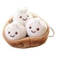 COO Đáng Yêu Hấp Bun Móc Khóa Sang Trọng Trang Trí Cosy Sang Trọng Đồ Chơi Móc Khóa Cho Chìa Khóa Ví Và Túi Đi Học