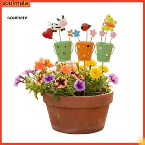 Linh hồn| Phụ kiện sân vườn độc đáo Bút đánh dấu cây trồng vườn bằng kim loại Hình dạng tưới vườn với bướm ong Trang trí hoa thỏ bò – Bãi cỏ hiên ngoài trời cho đông nam