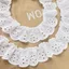 3.5cm Rộng Trắng Nguyên Chất Cotton Thêu Ren Quần Áo Váy Xù DIY Handmade Ren Phụ Kiện 5.7