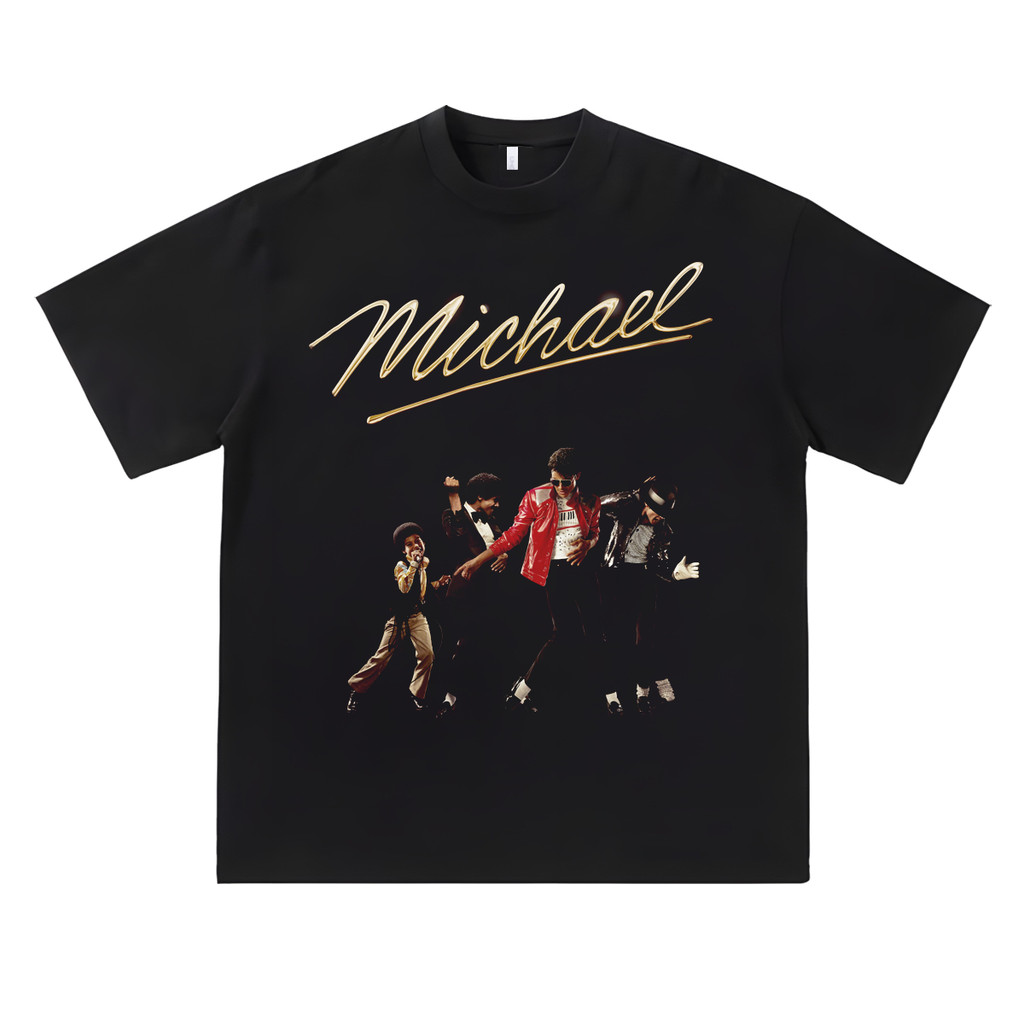 YB1 cổ điển Michael Jackson phim 2026 Áo thun người hâm mộ quà tặng áo thun ngắn tay BY1