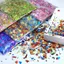 AFTEROF Nail Art Sequins, Hình dạng không đều ánh sáng lấp lánh ba chiều lấp lánh, Kim cương lấp lánh ba chiều Mảnh sáng bóng Trang trí móng tay Mẹo nghệ thuật móng tay