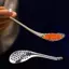 Maybest 56 Lỗ Thìa Trứng Caviar Hữu Ích Dụng Cụ Nấu Ăn Nhà Bếp Làm Rây Lòng Đỏ Trứng {VN}