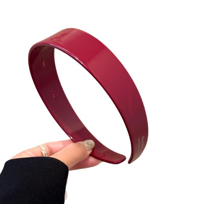 Vintage Acetate Băng Đô Quấn Tóc Rộng Nữ