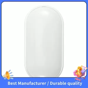 Đèn LED hình bầu dục Đèn trần chống ẩm IP65 Chống nước AC85-265V Phòng tắm Sân vườn ngoài trời 20W