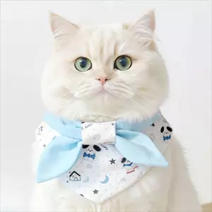 Chó Mèo Dễ Thương Nước Bọt Khăn Thú Cưng Yếm Nơ Yếm Chó Nhỏ Bichon Muppet Có Thể Điều Chỉnh Trang Trí