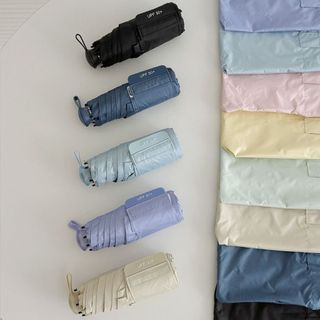 Tay cầm có thể thu vào 7cm Ô lớn Leo núi chống nắng mưa hoặc mưa Chống tia cực tím upf50 + Kem chống nắng nữ Umbr
