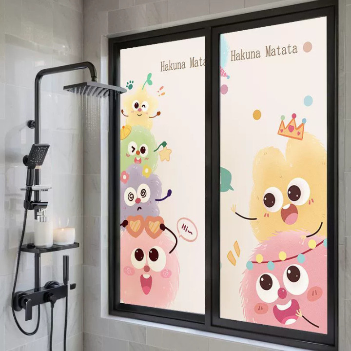 Decal Dán Kính Cửa Sổ HomeMate 3D Tĩnh Điện – Giấy Dán Kính Chống Nắng, Chống Nhìn Trộm Không Cần Keo