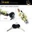 Thích hợp cho Công tắc đánh lửa khởi động xe nâng Heli JK411 Liugonglonggong Chìa khóa khởi động Khóa cửa điện Ba dây bốn dây