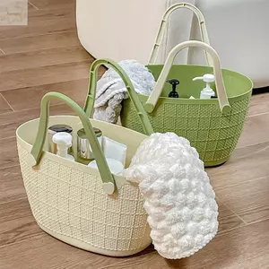 Giỏ đựng đồ lặt vặt AWNGD, Giỏ tắm thời trang đa chức năng, Giỏ tắm dung tích lớn sáng tạo