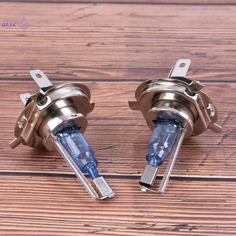 [DASK] 2 Chiếc Siêu Sáng 35 / 55w Xe H4 Đèn Halogen Ổ Cắm Bóng Đèn Pha Tự Động