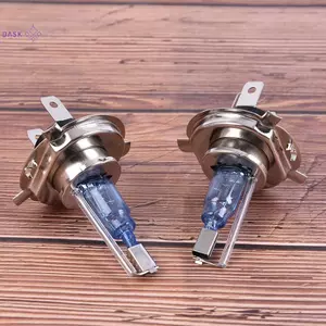 2 Chiếc Siêu Sáng 35 / 55w Xe H4 Đèn Halogen Ổ Cắm Bóng Đèn Pha Tự Động