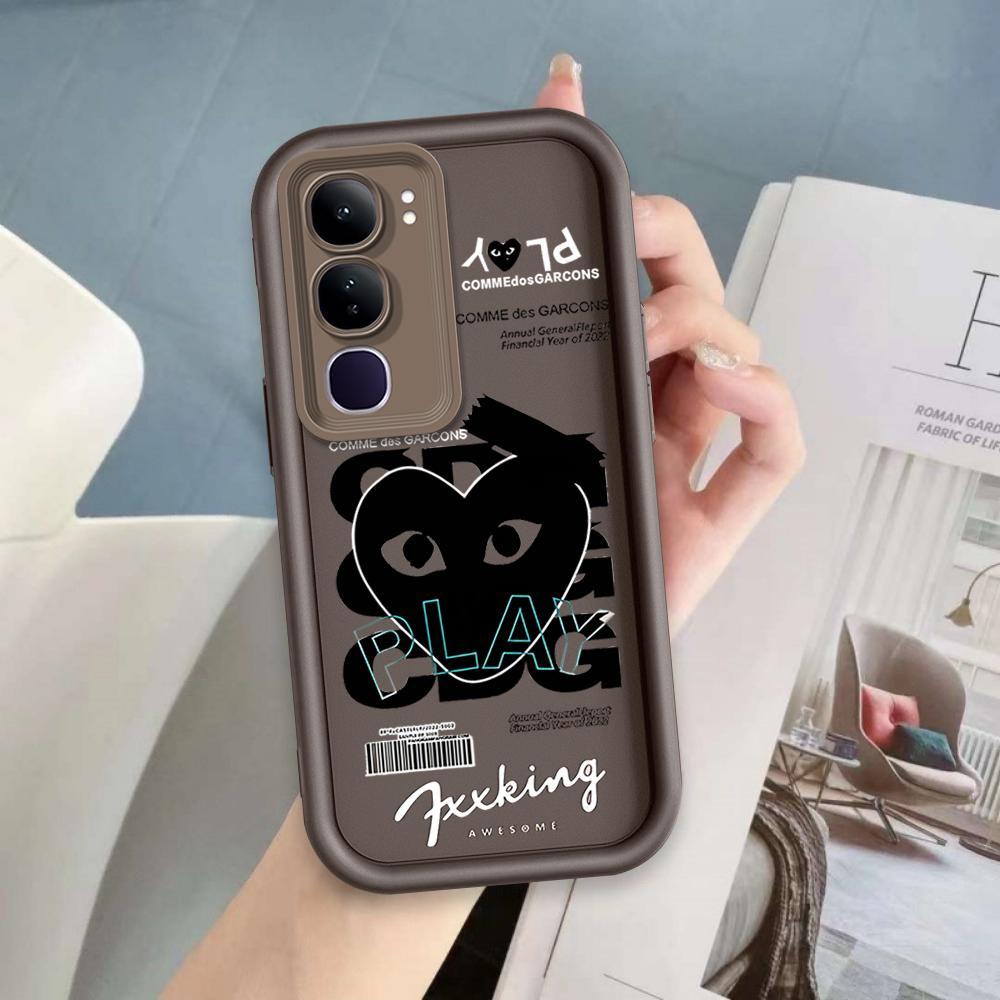 Ốp Lưng Cho VIVO Y19S Pro Y29 4G Hoạt Hình Silicon Mềm Vỏ Điện Thoại TPU Nhãn Chơi Tình Yêu ins Angel Eye Ốp Lưng Chống Sốc