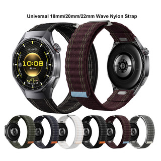 Dây đeo đồng hồ Quickfit sóng Nylon 18mm 20mm 22mm cho Garmin Forerunner 970 570 965 955 165 265 / Venu 4 / 3 Active 6 Phụ kiện đồng hồ