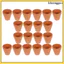 20 Chiếc Thoát Nước Mini Terracotta Chậu Cây Vườn Hoa Trồng Nhỏ Với Trong Nhà Nhỏ Mầm Non Khenggao