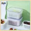Hộp Bảo Quản Rau Củ Quả B & N Trong Suốt Hai Lớp Có Giỏ Thoát Nước Kín Có Nắp Hộp Bảo Quản Tủ Lạnh Nhà Bếp.