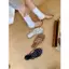 TT Phiên Bản Hàn Quốc Da Thật Chính Hãng Chấm Bi Flip-Flops Nữ Mùa Hè Đế Bằng Giày Đi Biển Kỳ Nghỉ Dép Thường Ngày Dép Gia Đình
