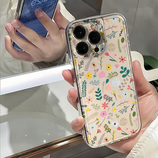 Vỏ Điện Thoại Cây Hoa Tím Thời Trang Cho Xiaomi Redmi Note 15 14 13 Pro Plus Note15 Note14 4G 5G Vỏ TPU Trong Suốt Bumber Sáng Tạo Silica gel Thời Trang Hàn Quốc Siêu Mỏng