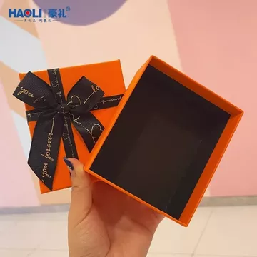 Giấy gói quà / Hộp quà tặng (Hộp quà) trong Khuyến nghị hộp quà ~ Hộp quà thời trang Nơ Hộp quà tặng Cặp đôi Quà tặng sinh nhật Hộp rỗng Cảm giác cao cấp tinh tế