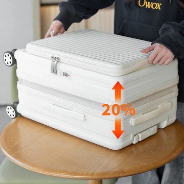 Vali mẫu mới mở rộng ở mặt bên 20inch Vali nhập khẩu Vali du lịch đựng được nhiều đa năng mở 1:9 Va li du lịch dày bền