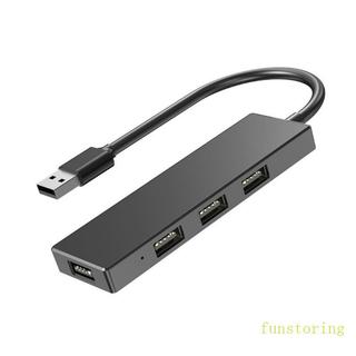 FUN 4 Cổng USB Mở Rộng Hub Đồng Bộ Dữ Liệu Nhanh Cho Bàn Phím Chuột Ổ Đĩa Ngoài