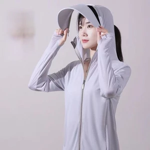 Áo khoác chống nắng chống tia cực tím nhẹ mỏng dáng rộng Áo khoác ngoài thời trang thường ngày dành cho nữ Quần áo hàng ngày