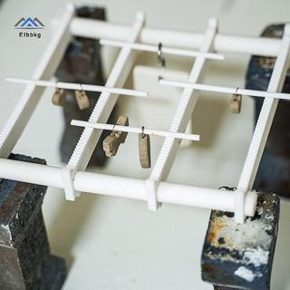 ELBBKG 50 / 100 Chiếc Chịu Nhiệt Độ Cao Dây Vonfram Treo Bắn Móc Nhảy Nhẫn Đồ Gốm Vật Trang Trí Móc Treo Đồ Gốm Vòng Treo Mới