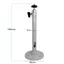 Giá đỡ trần máy chiếu PYCOU, Giá đỡ máy chiếu đa năng bằng bạc 180mm, Giá đỡ máy chiếu tải 3KG có thể điều chỉnh bền bỉ Máy quay phim