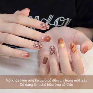 Miss Gooey Dây Vẽ Lưới Họa Tiết, Dụng Cụ Làm Móng Tay Nghệ Thuật, Bút Vuông Vẽ Hoa Chi Tiết, Móc Cạnh, Pha Trộn