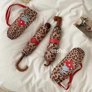 Da Báo In Retro Móc Ô Nữ ins Giá Trị Cao Mưa Hoặc Mưa Chống Tia Cực tím