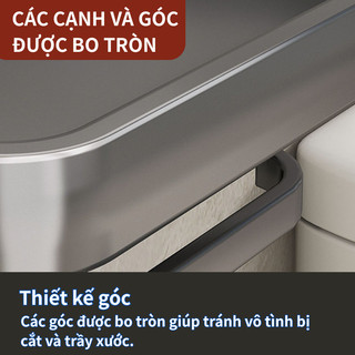 Hộp Giấy Vệ Sinh Bằng Thép Không Gỉ 304, Gắn Tường, Hộp Giấy Rút, Không Cần Khoan, Chống ẩm, Bền, Lưu Trữ đa Năng